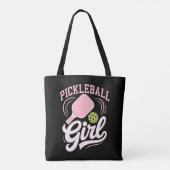 Pickleball Mädchen Spielerin Tasche (Rückseite)