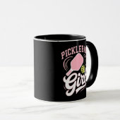Pickleball-Mädchenspielerin Tasse (VorderseiteRechts)