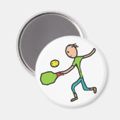 Pickleball Magnet (Vorderseite/Rückseite)
