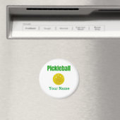 Pickleball Magnet Personalisiert mit Ihrem Namen (In Situ (Geschirrspüler))