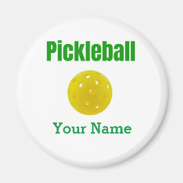 Pickleball Magnet Personalisiert mit Ihrem Namen