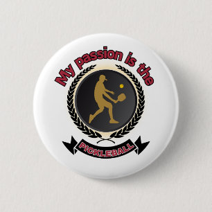 Pickleball Male Athlete Court Passion Energy Button