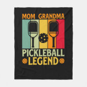 Pickleball-Mama 4 Fleecedecke (Vorderseite)