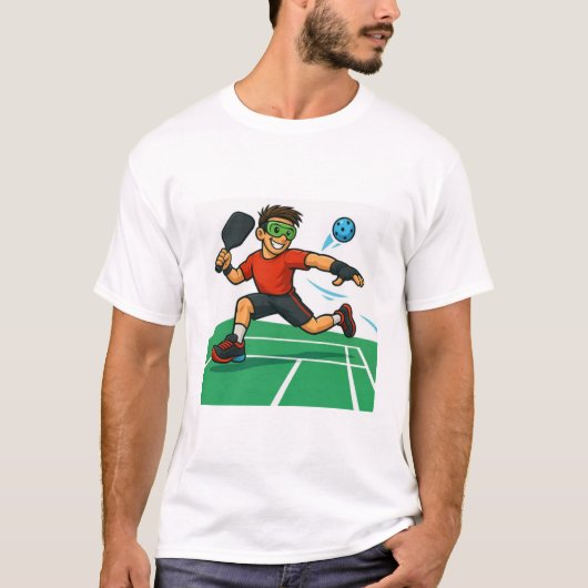 Pickleball man T-Shirt (Vorderseite)