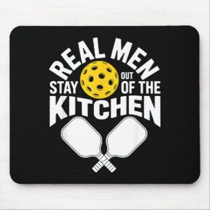 Pickleball Männer Küche Humor lustig für Paddle-Fa Mousepad