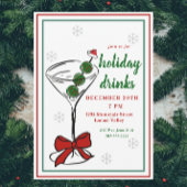 Pickleball Martini Weihnachtsgetränke Weihnachten Einladung