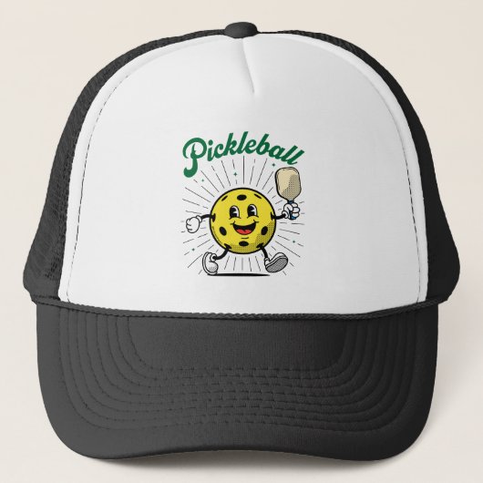 PICKLEBALL MASCOT TRUCKERKAPPE (Vorderseite)