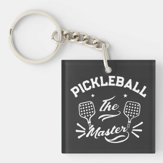 Pickleball Master Schlüsselanhänger (Vorderseite)