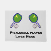 Pickleball mat rug door welcome fußmatte (Vorderseite)