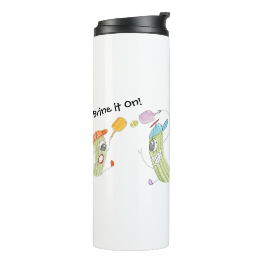 Pickleball Match Thermosbecher (Nach links gedreht)