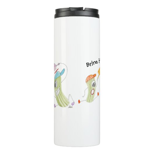 Pickleball Match Thermosbecher (Rückseite)