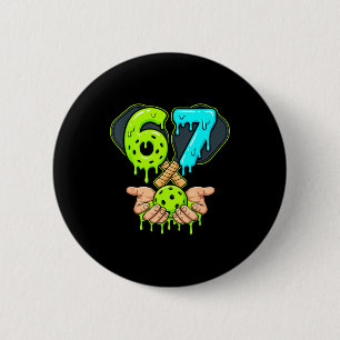 Pickleball-Meme dink hart bleib aus der Küche Button