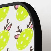 Pickleball mit den Rentierfessern. Funny Picklebal Schläger (Linke Seite)