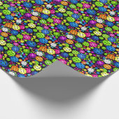 Pickleball mit elektrischer Kundgebung Geschenkpapier (Ecke)