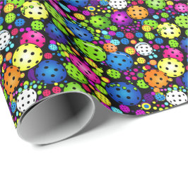 Pickleball mit elektrischer Kundgebung Geschenkpapier