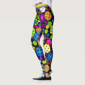 Pickleball mit elektrischer Kundgebung Leggings (Links)