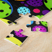 Pickleball mit elektrischer Kundgebung Puzzle (Seite)