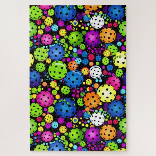 Pickleball mit elektrischer Kundgebung Puzzle (Vertikal)