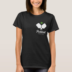 Pickleball mit Personalisiertem Paddle- und Ball-N T-Shirt