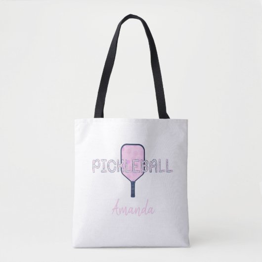 Pickleball mit Pickleball Paddle Personalisiert Tasche (Vorderseite)