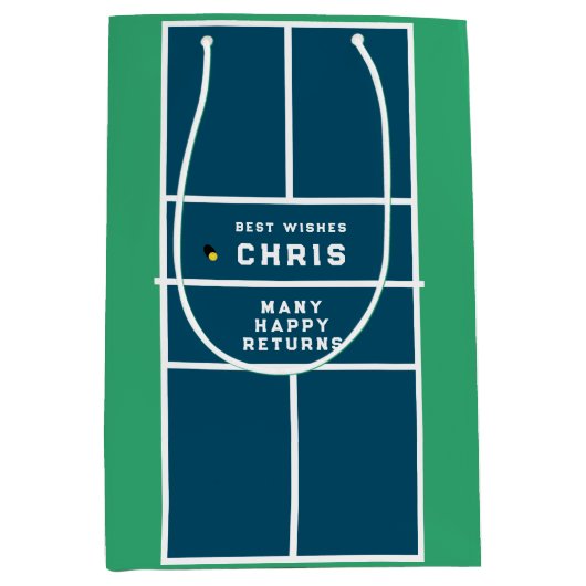 Pickleball Mittlere Geschenktüte (Vorderseite)