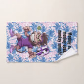 Pickleball Monkey Business, Court Edition Handtuch (Handtuch)