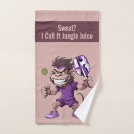 Pickleball Monkey Business, Court Edition Handtuch