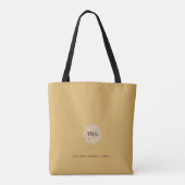 Pickleball Monogram Gold Tasche (Rückseite)