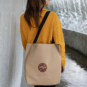 Pickleball Monogram Sandy Brown Tasche