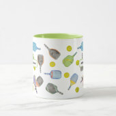 Pickleball Mug – Funny Paddle Pattern Tasse (Zentrum)