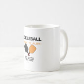 Pickleball Mug – Reasons to Play: Good Friends, Go Kaffeetasse (VorderseiteRechts)
