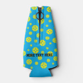 Pickleball Musterflasche cooler mit benutzerdefini Flaschenkühler (Rückseite)