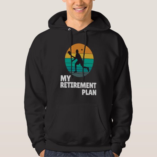 Pickleball My Retirement Plan Dink Legend Paddle Hoodie (Vorderseite)