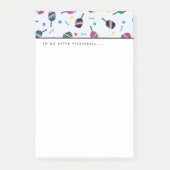 Pickleball nach Pickleball Dink Post-it Klebezettel (Vorderseite)