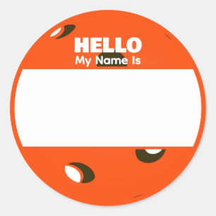 Pickleball-Namensschilder -Turniere Soziale Kontak Runder Aufkleber