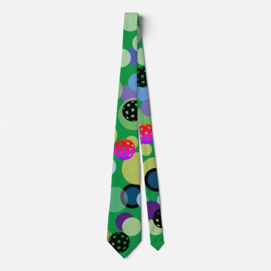 Pickleball Neck Tie Krawatte (Vorderseite)