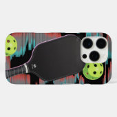 Pickleball-Neon-Paddle-Motion-Hülle Case-Mate iPhone Hülle (Rückseite (Horizontal))