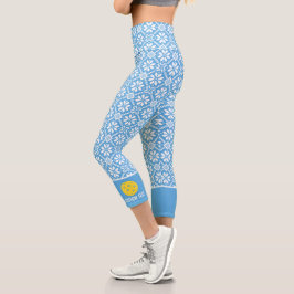 Pickleball Niedlich drucken Winterschneeflocke Eig Capri Leggings