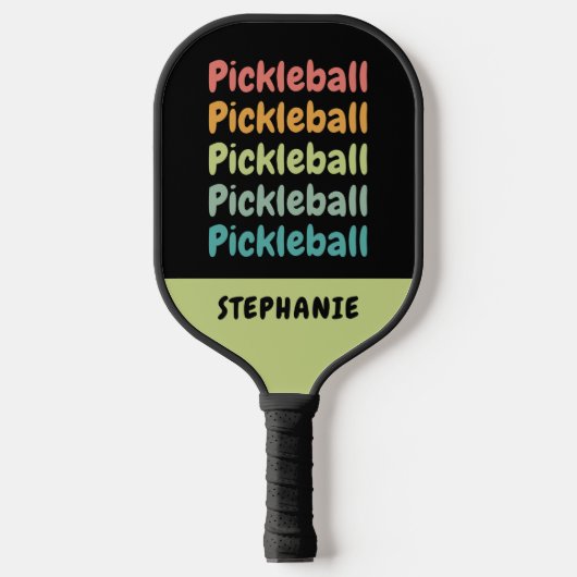 Pickleball Niedlich Pickleball Player Personalisie Schläger (Vorderseite)