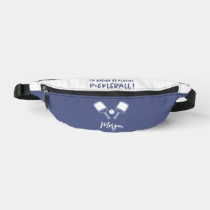 Pickleball Niedliche benutzerdefinierbare Name Fun Bauchtasche