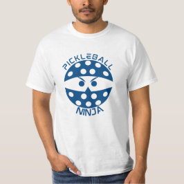 Pickleball Ninja blau T-Shirt