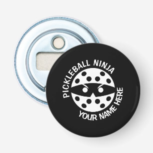 Pickleball ninja, niedliche Grafik Flaschenöffner
