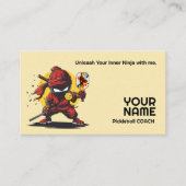 Pickleball Ninja Pro Visitenkarte (Vorderseite)