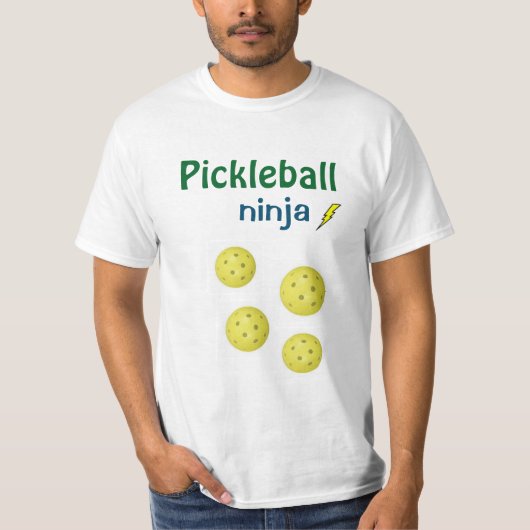 Pickleball ninja T-Shirt (Vorderseite)