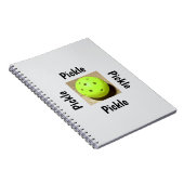 Pickleball notizblock (Rechte Seite)