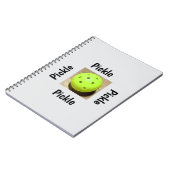 Pickleball notizblock (Linke Seite)