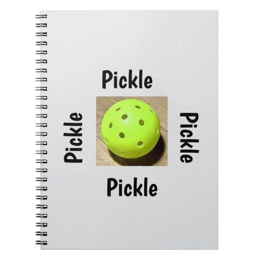 Pickleball notizblock (Vorderseite)