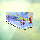 PICKLEBALL nur noch ein Game Window Cloning Fensteraufkleber (Blatt 3)
