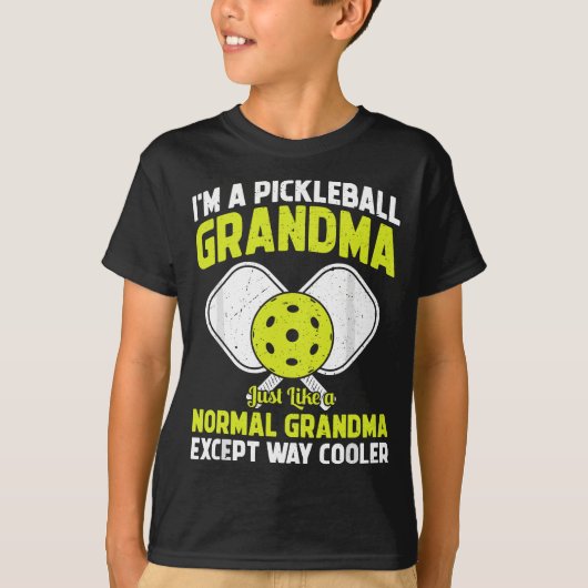 Pickleball Oma Funny Pickleball Player Grandmo T-Shirt (Vorderseite)