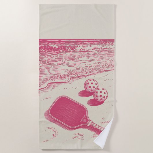 Pickleball ONIX Paddle Beach Handtuch Horizon Ansi (Vorderseite)